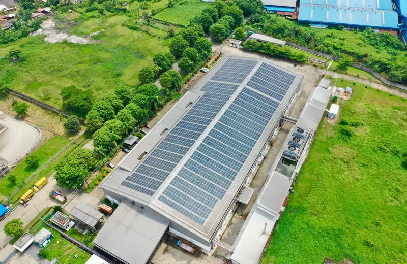 Rooftop solar at Greenroof · Animal Feed Manufacturer
