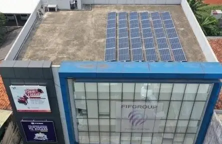 Rooftop solar at FIF Group Pamulang